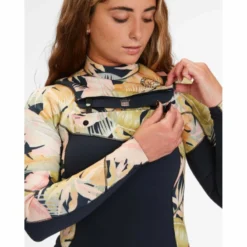 Combinaison Surf Femme Billabong Salty Dayz FrontZip 4/3mm