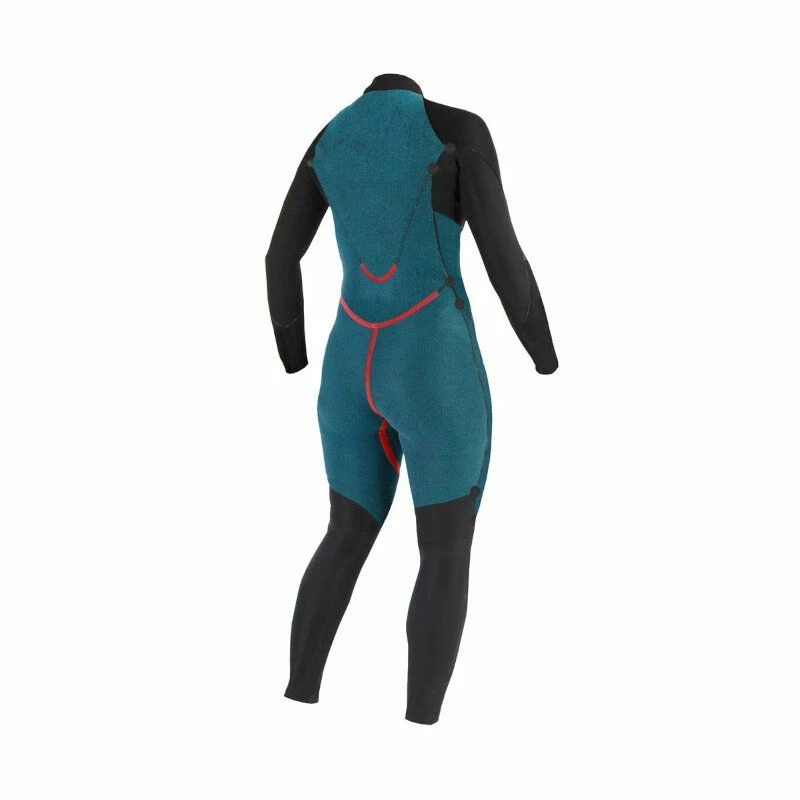 Combinaison Surf Femme Soöruz Divine Backzip 4/3mm Bleu – Image 2
