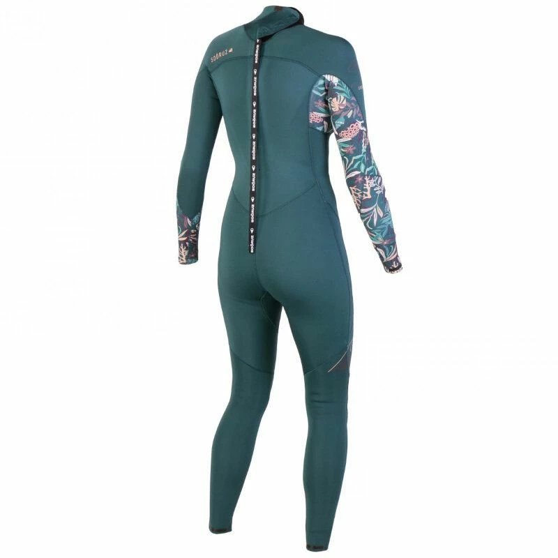 Combinaison Surf Femme Soöruz Divine Backzip 4/3mm Bleu – Image 6