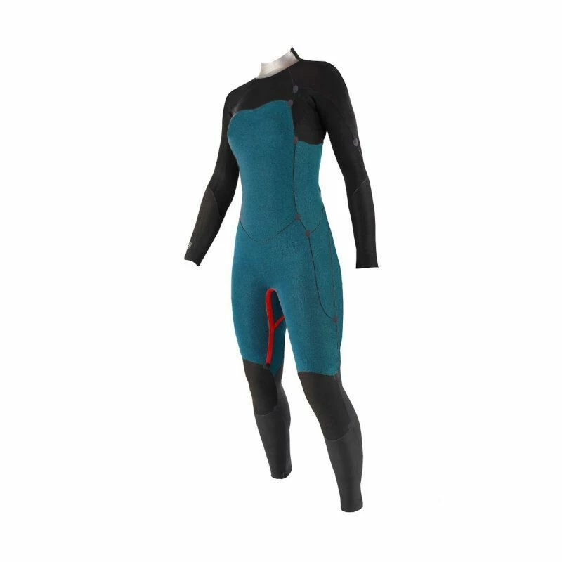 Combinaison Surf Femme Soöruz Divine Backzip 4/3mm Bleu – Image 8