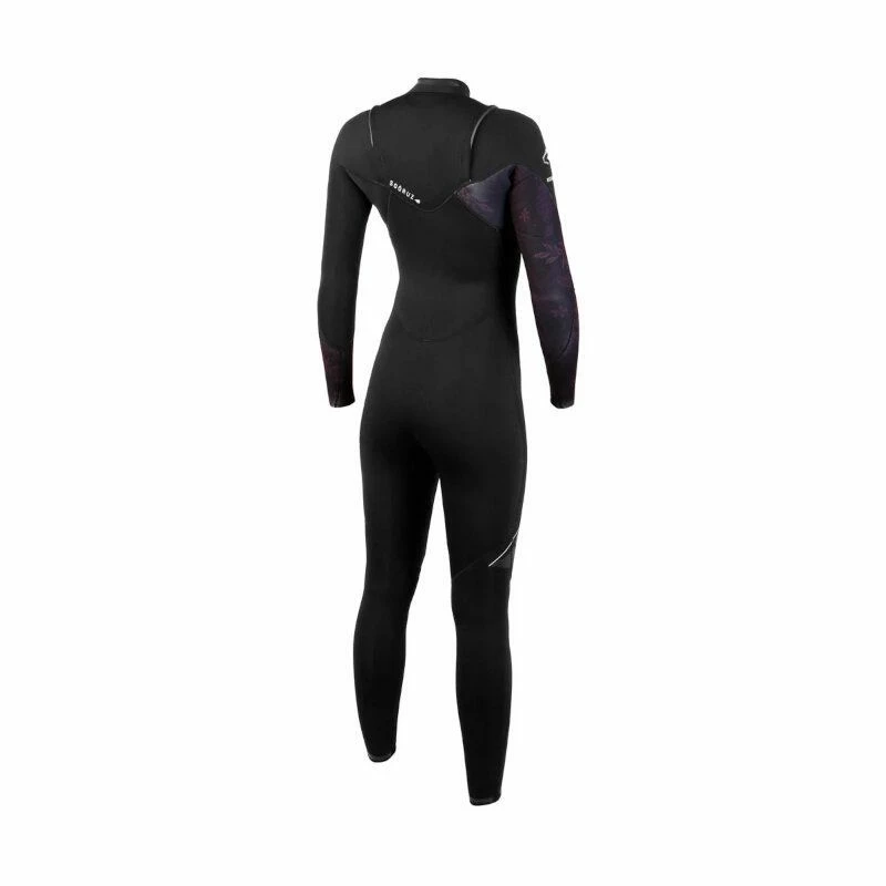 Combinaison Surf Femme Soöruz Divine Frontzip 4/3mm Noir / Bordeaux – Image 7