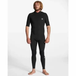 Billabong Combinaison Surf Homme Absolute Backzip Sans Manche Noire 2/2mm 2023