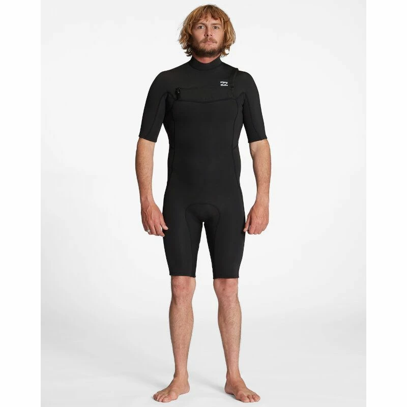 Billabong Shorty Surf Homme Absolute FrontZip Noire 2/2mm 2023 – Image 2
