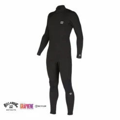 Billabong Combinaison Surf Homme Billangong Absolute BackZip Noire 4/3mm 2023