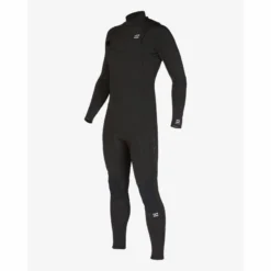Billabong Combinaison Surf Homme Billangong Absolute FrontZip Noire 4/3mm 2023