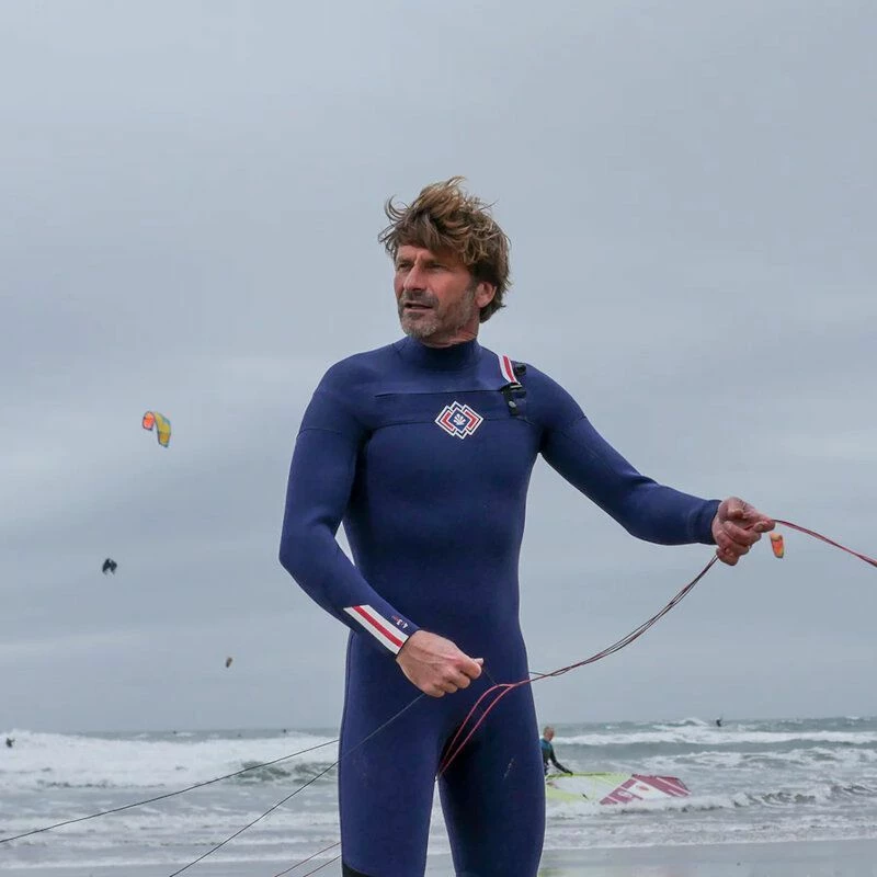 Combinaison Surf Homme Saint Jacques Wetsuits Clovis FrontZip Bleu 3/2mm 2023 – Image 3