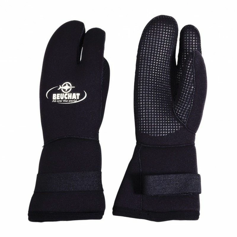 Gants Plongée Noir Beuchat 3 Doigts 7mm