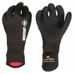 Gants Plongée Noir Beuchat Sirocco Elite Smooths Seals 5mm