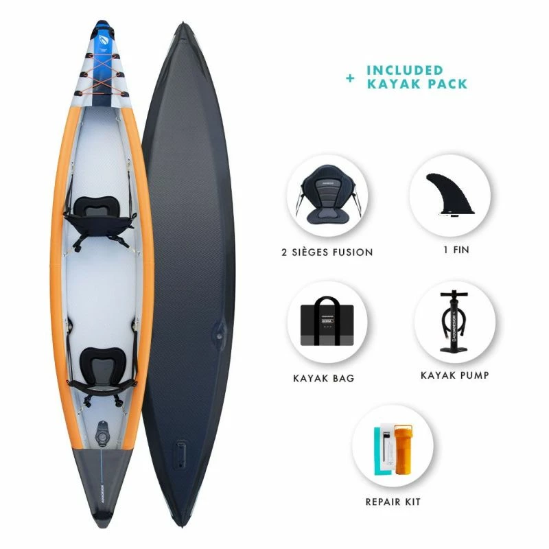 Kayak Gonflable Aquadesign SEDNA 415 2 Places – Image 11