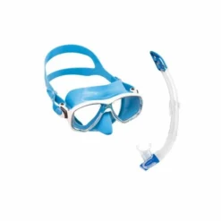 Kit Snorkeling Cressi Marea Transparent + Tuba Gamma
