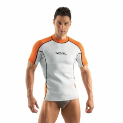 Lycra Néoprène MC Seac Fit Homme Blanc/orange 2mm