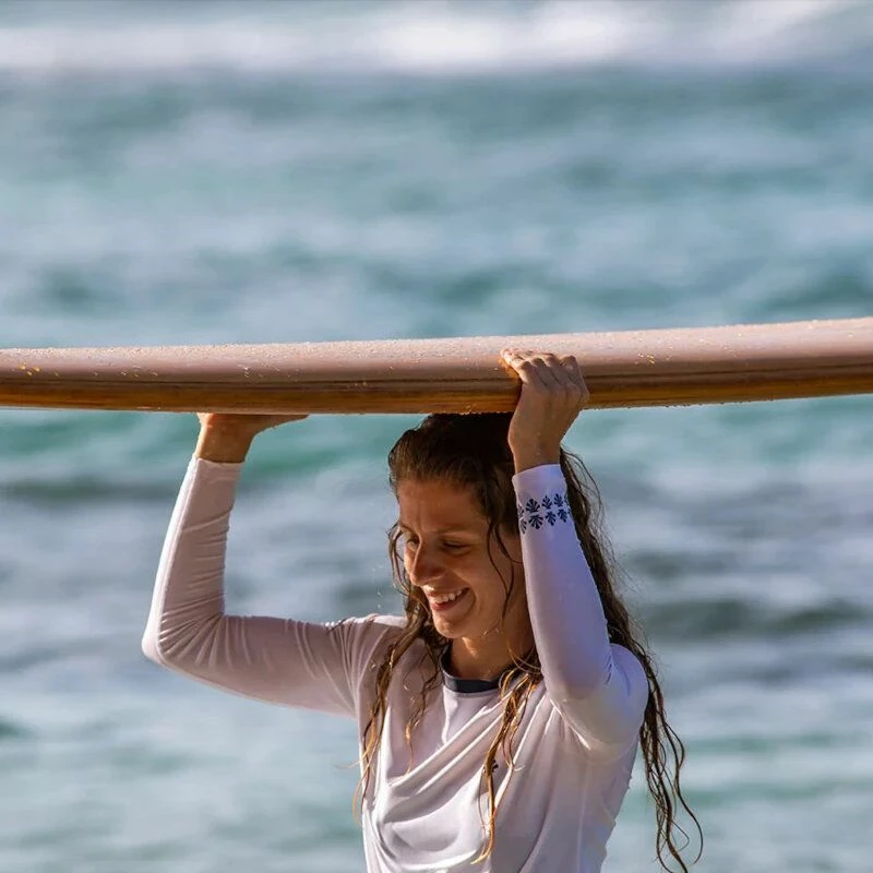 Lycra Surf Femme Saint Jacques Wetsuits Blanc – Image 2