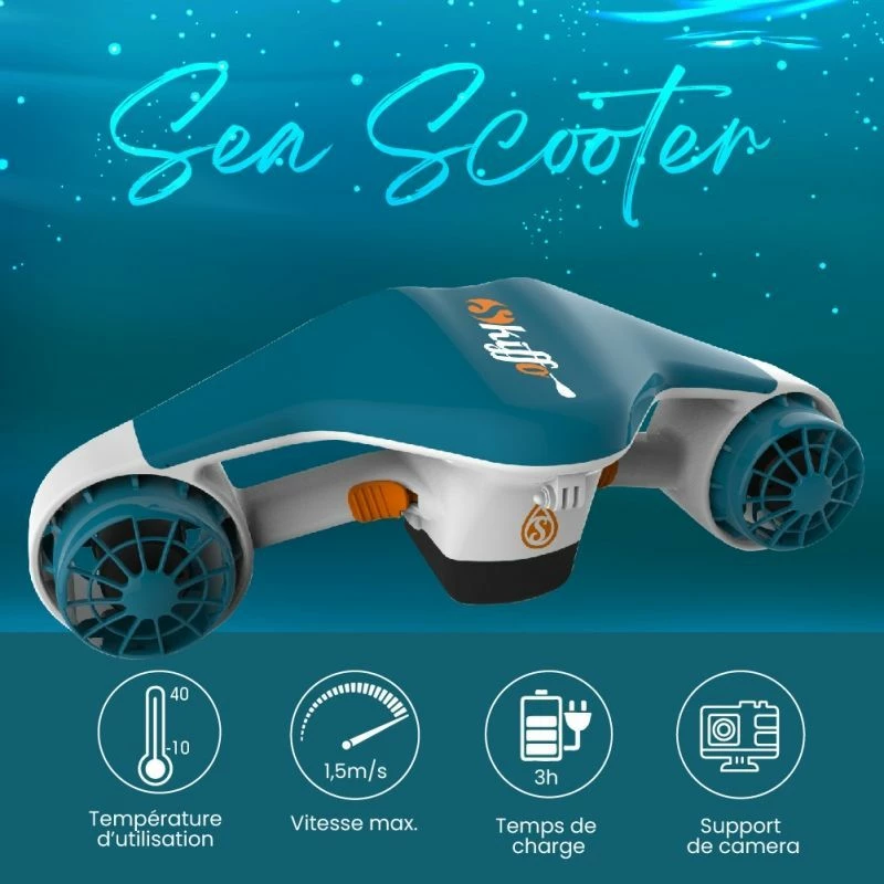 Pack Sea Scooter1 Batterie+ Masque + Sac Etanche