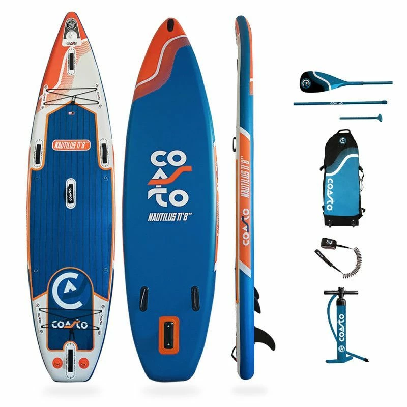 Paddle Gonflable COASTO Nautilus 11'8" Simple Chambre – Image 6