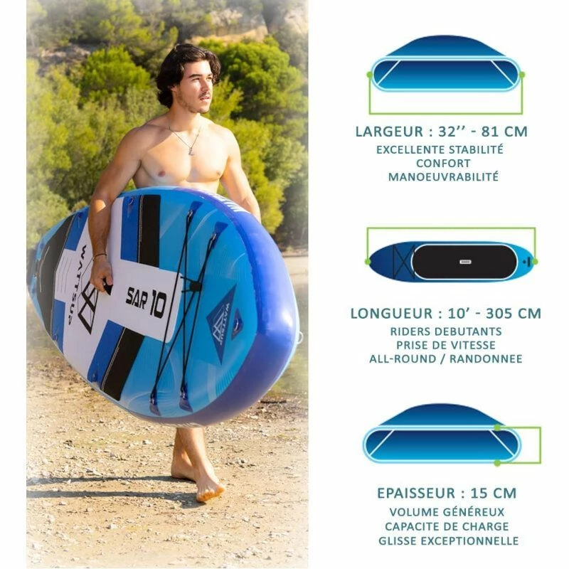 Paddle Gonflable WATTSUP SAR 10' – Image 8