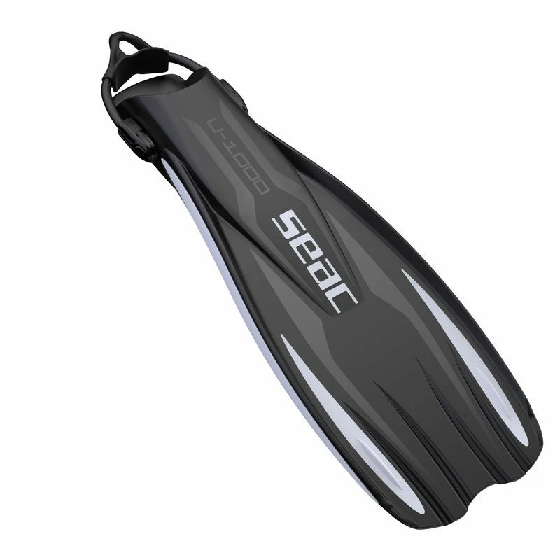 Palmes Plongée Réglable Seac U-1000 Blanche – Image 2