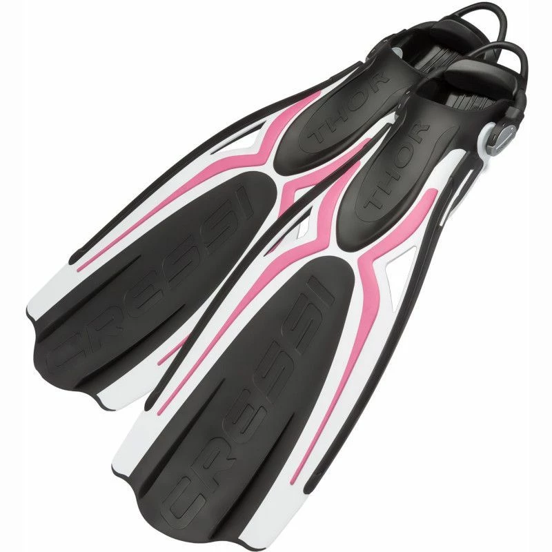Palmes Plongée Réglables Cressi Thor EBS Rose