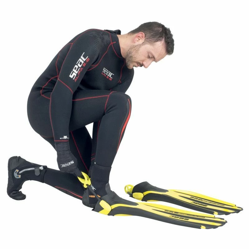 Palmes Réglables Seac Propulsion S Jaune – Image 8