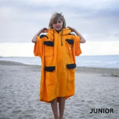 Poncho Surf Junior Saint Jacques Wetsuits Cargo Moutarde