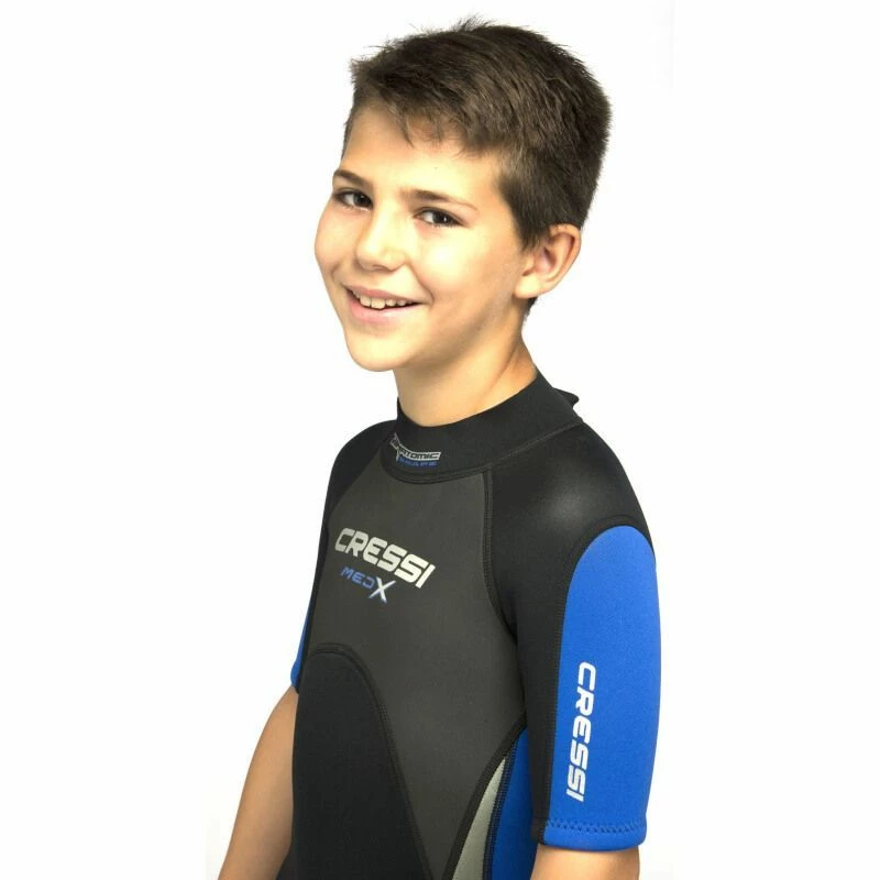 Shorty Enfant Noir/Bleu Cressi Med X 2,5mm – Image 4