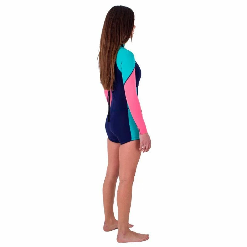 Shorty Femme Manche Longue Hurley Advant Bleu 2mm 2023 – Image 4